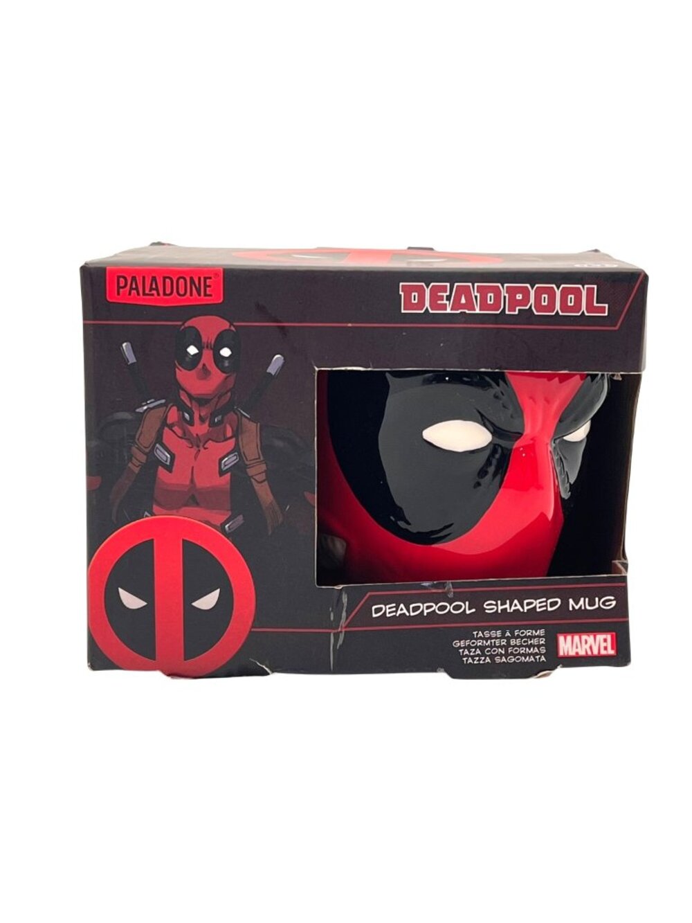 Deadpool Ceramic 3D Head Shaped Mug By Paladone Marvel Comics Gift Boxed NEW